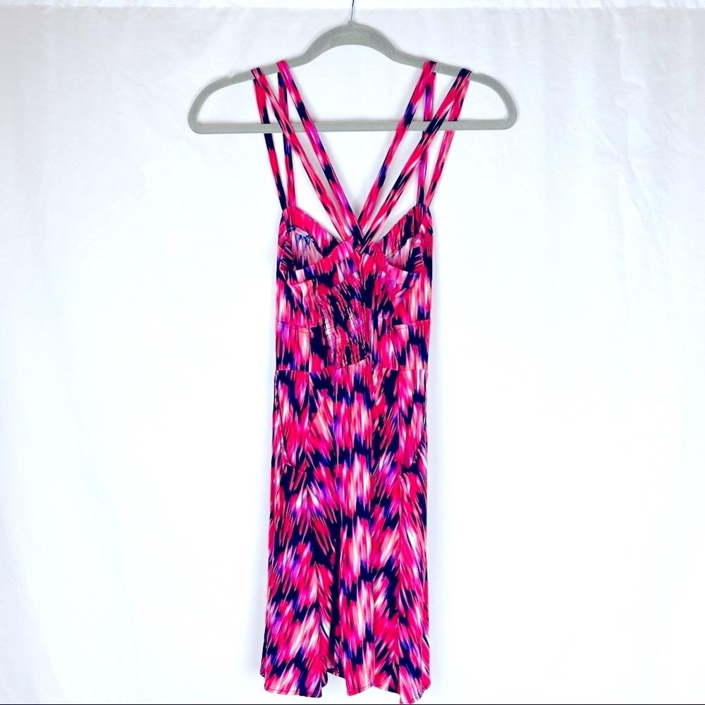 Express Multicolored Mini Sundress